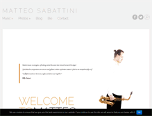Tablet Screenshot of matteosabattini.com